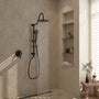 9.63-inch Exposed Shower System with Shower Valve & Soap Dish