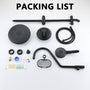 9.63-inch Exposed Shower System with Shower Valve & Soap Dish