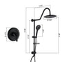 9.63-inch Exposed Shower System with Shower Valve & Soap Dish