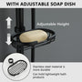 9.63-inch Exposed Shower System with Shower Valve & Soap Dish