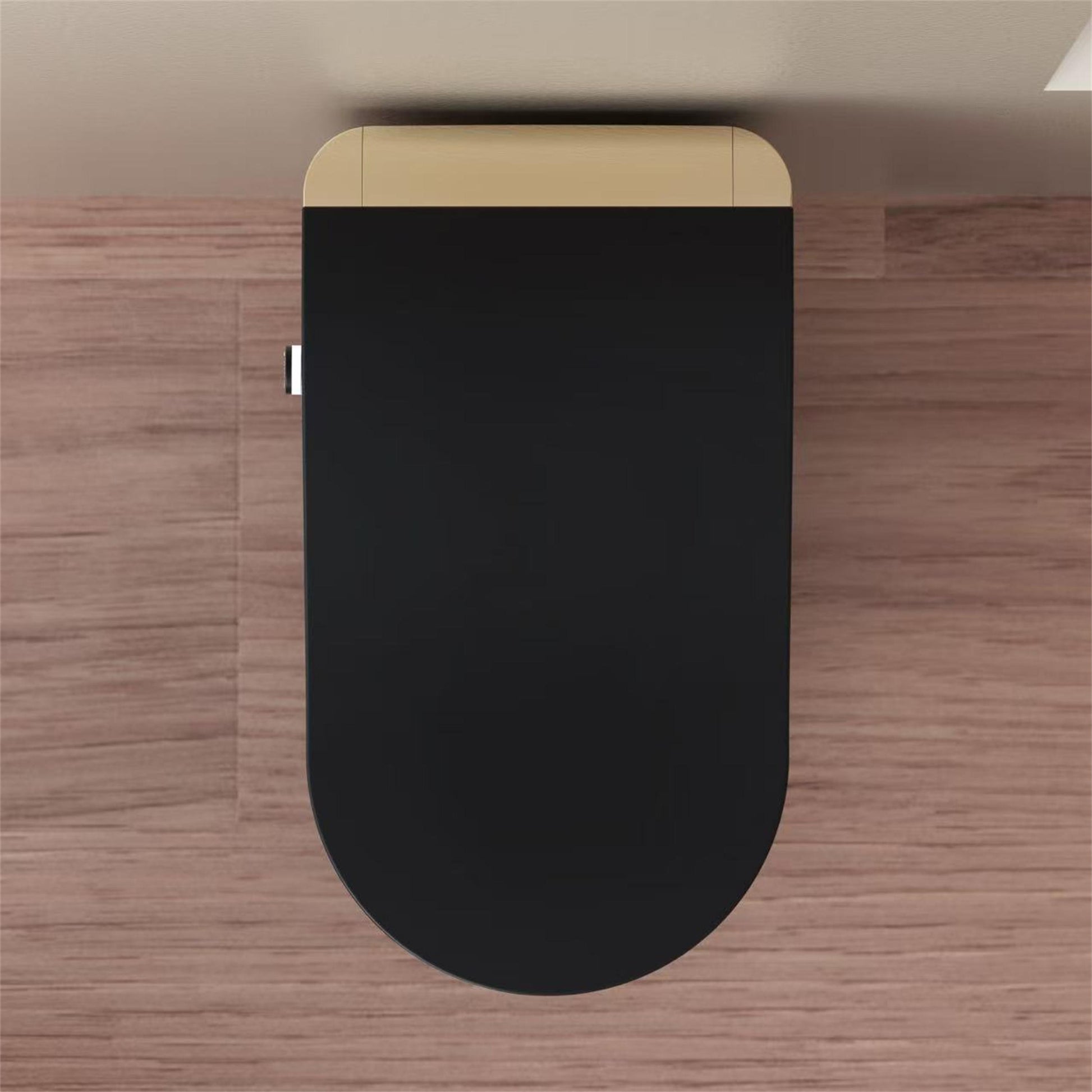 Modern Smart Toilet With Bidet, Auto Flush,  Warm Water and Dry, Heated Seat, Foam Shield Function Matte Black