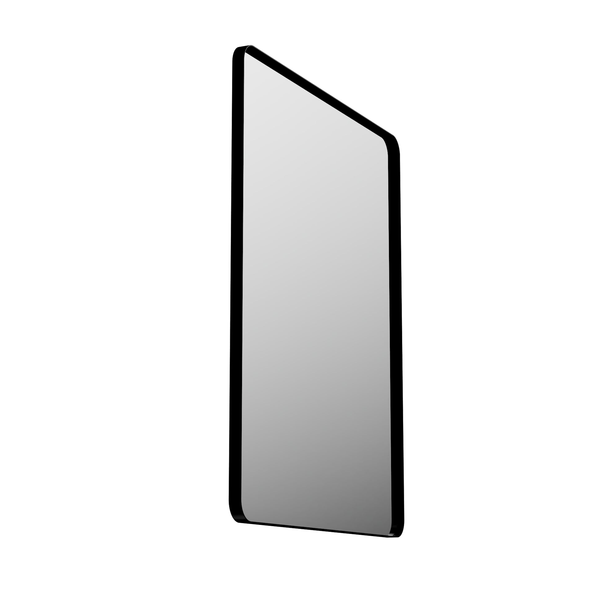Modern Rectangular Beveled Framed Bathroom Mirror