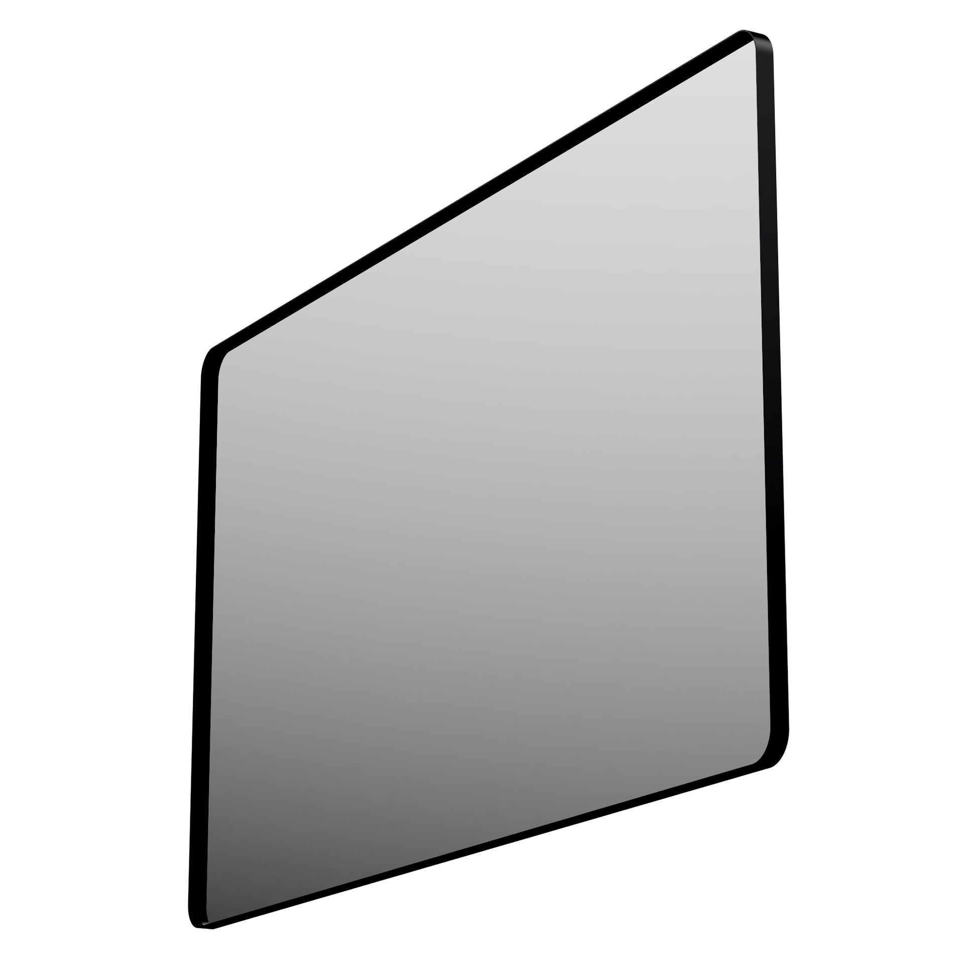 Modern Rectangular Beveled Framed Bathroom Mirror