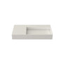 36 in. Wall-Mounted Solid Surface Bathroom Sink with Single Faucet Hole