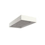 36 in. Wall-Mounted Solid Surface Bathroom Sink with Single Faucet Hole