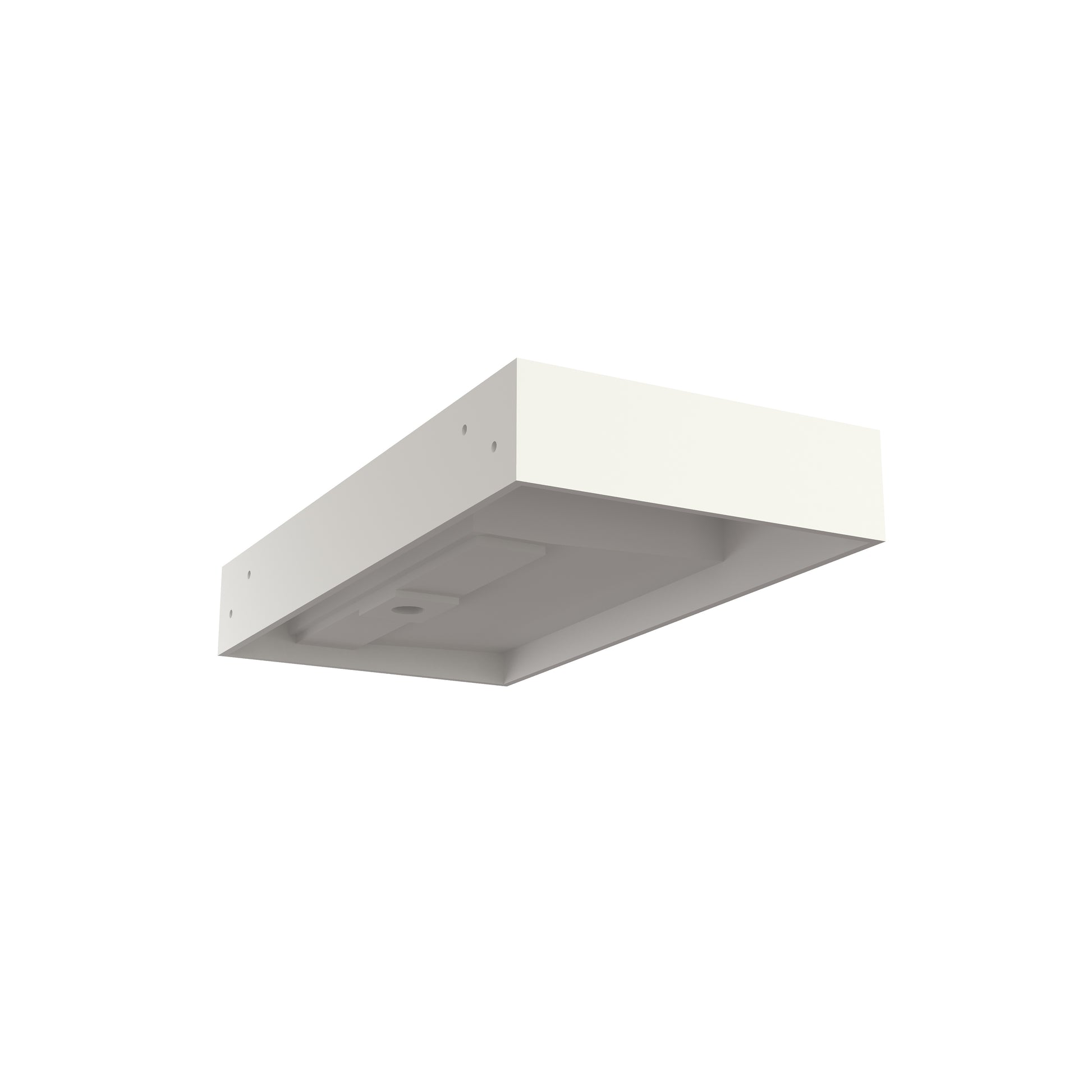 36 in. Wall-Mounted Solid Surface Bathroom Sink with Single Faucet Hole
