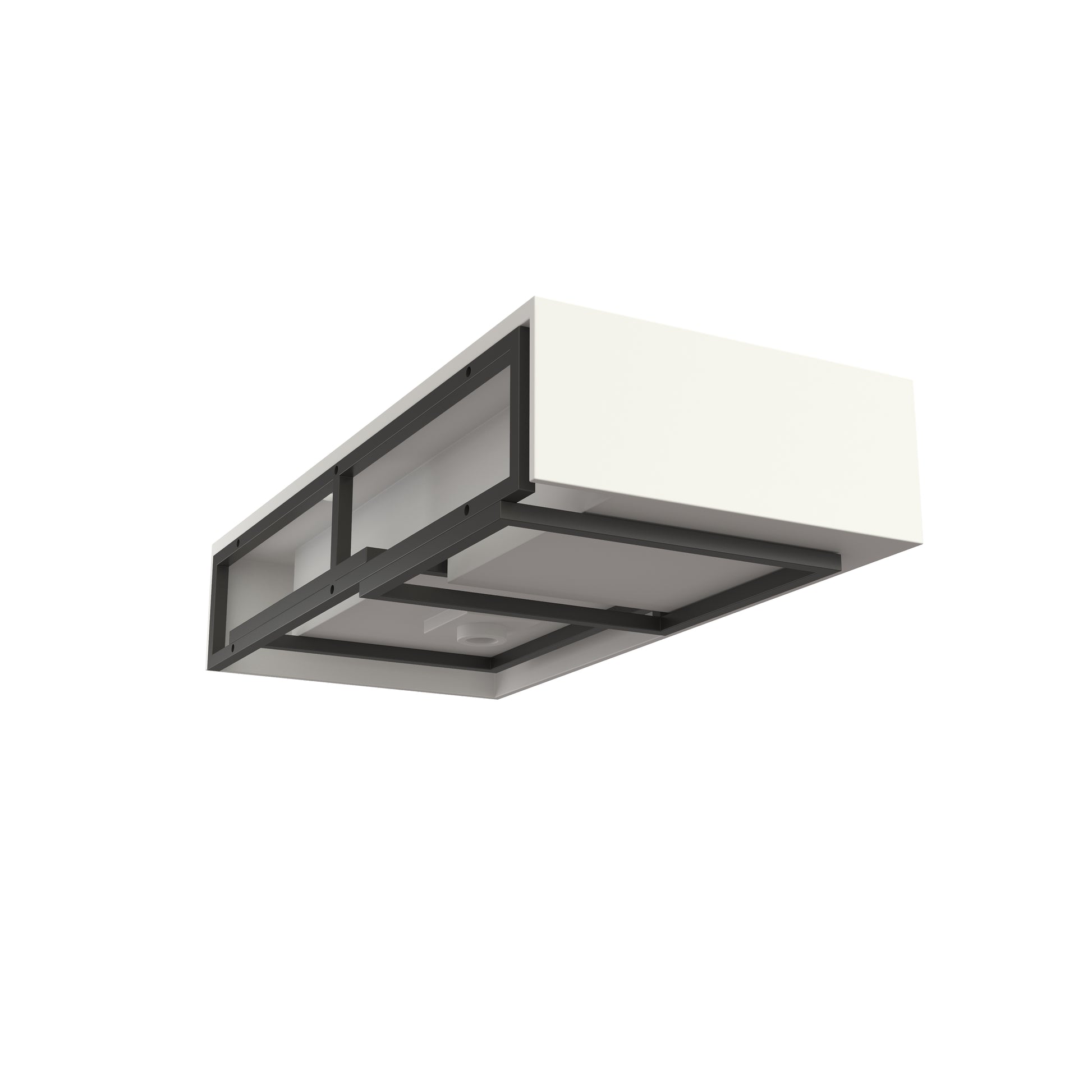 40-inch Solid Surface Wall-Mounted Bathroom Sink with Right Basin & Shelf