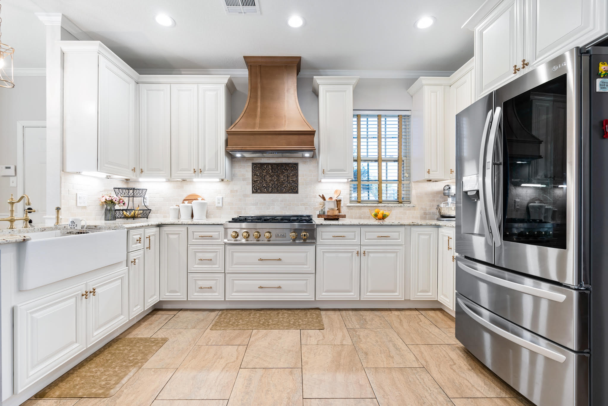 Pearl White Cabinets