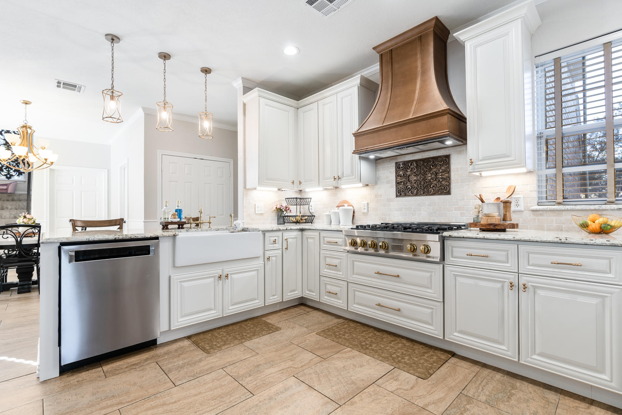 Pearl White Cabinets