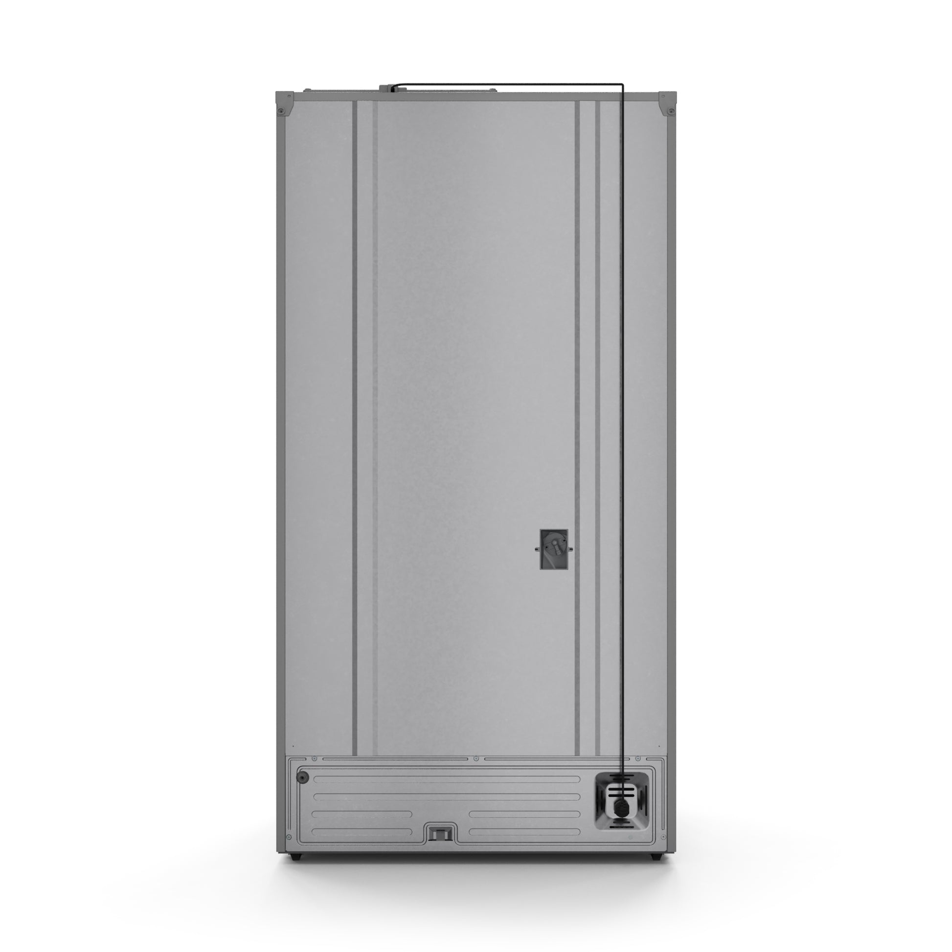 36 Inch 20.3 cu ft French Door Counter Depth Refrigerator with Ice Maker in Stainless Steel