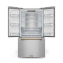 36 Inch 20.3 cu ft French Door Counter Depth Refrigerator with Ice Maker in Stainless Steel