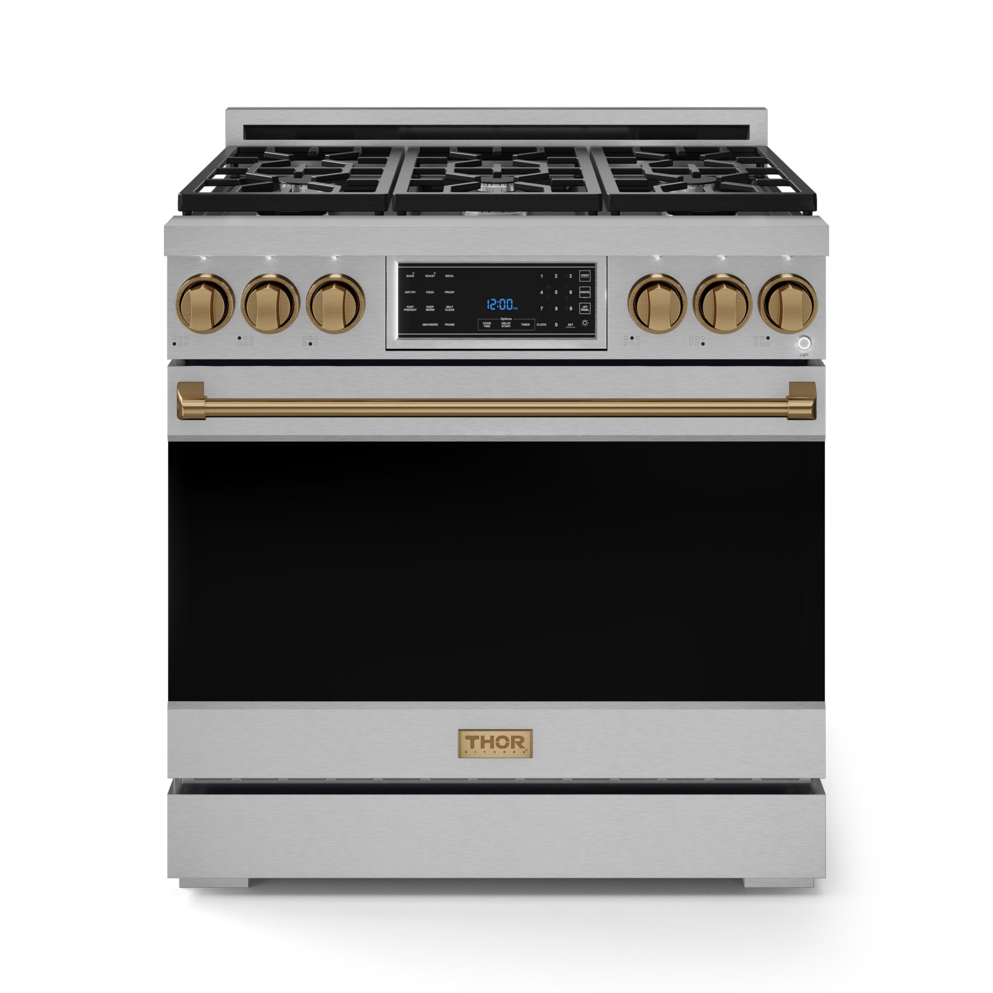 36 inch Gas Range Gordon Ramsay Series, with 18K BTU Burners, Air Fry and Convection Oven