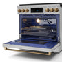 36 inch Gas Range Gordon Ramsay Series, with 18K BTU Burners, Air Fry and Convection Oven