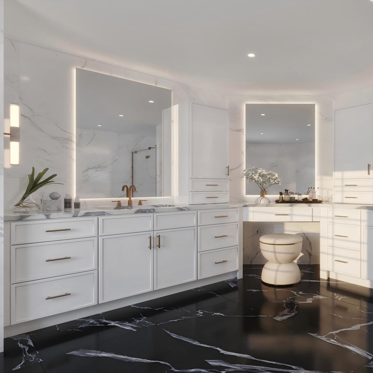 Slim Dove White - Ready To Assemble Kitchen Cabinets