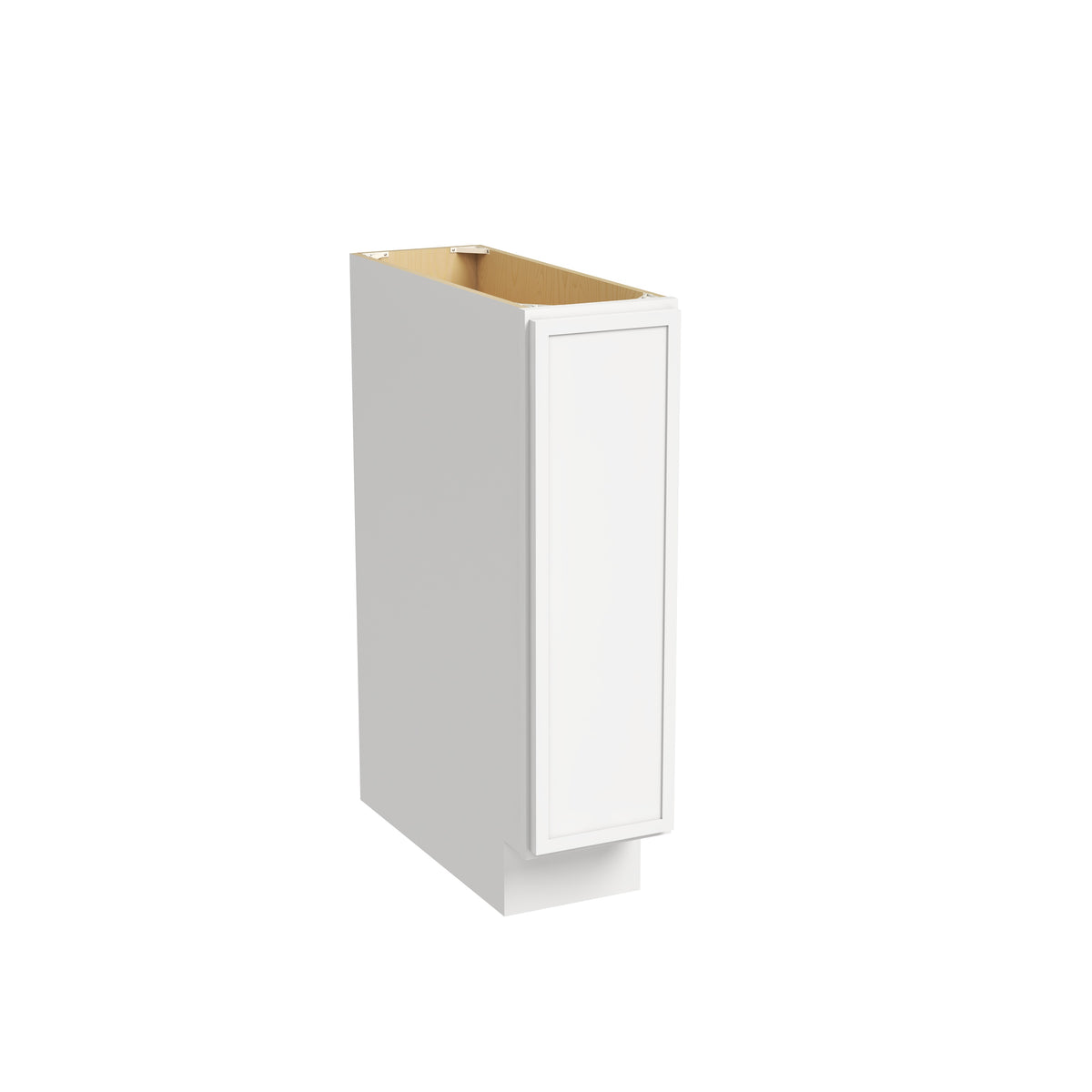 Slim Dove White RTA 6"/9"W x 24"D x 34.5"H Spice Pull-Out Base Cabinet with 1 Drawer