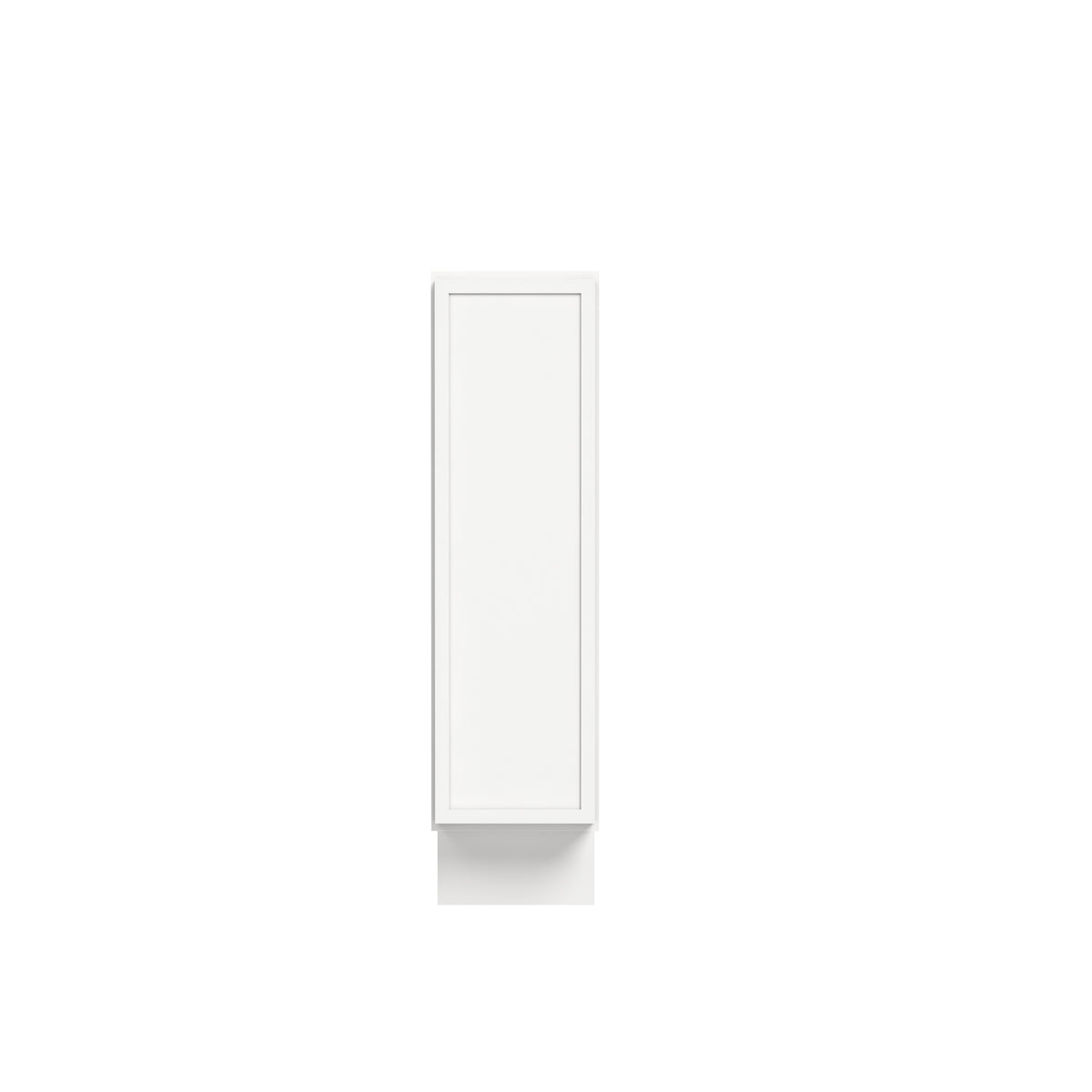 Slim Dove White RTA 6"/9"W x 24"D x 34.5"H Spice Pull-Out Base Cabinet with 1 Drawer