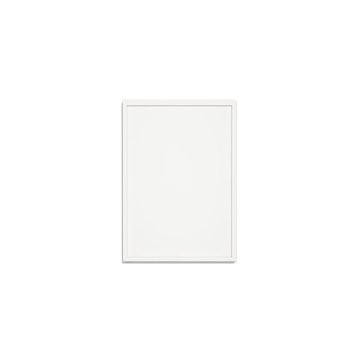 Slim Dove White RTA 9"-21"W x 12"D x 30"H Wall Cabinet with 1 Door & 2 Shelves