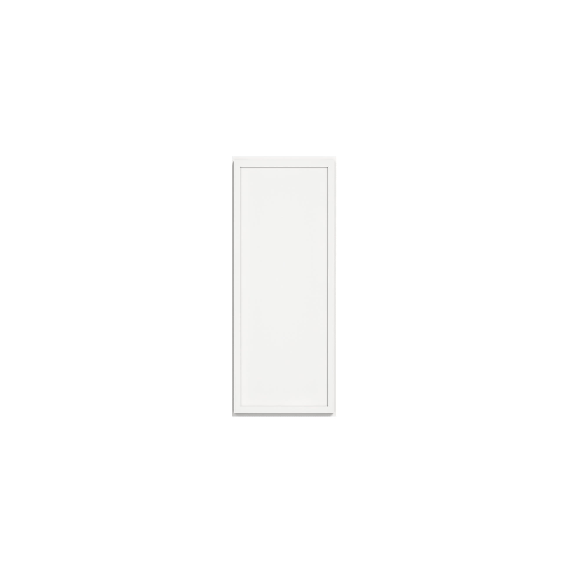 Slim Dove White RTA 9"-21"W x 12"D x 30"H Wall Cabinet with 1 Door & 2 Shelves