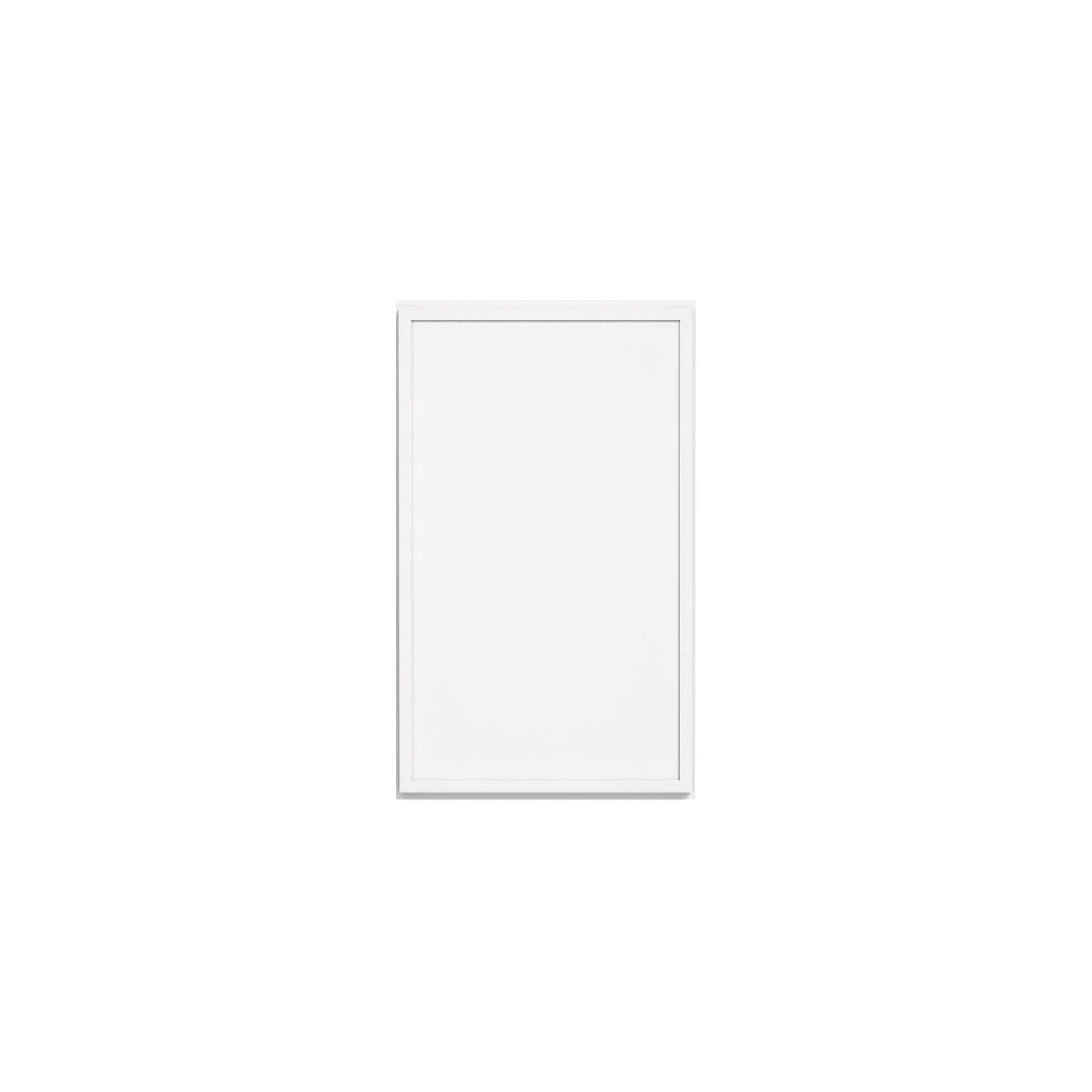 Slim Dove White RTA 9"-21"W x 12"D x 30"H Wall Cabinet with 1 Door & 2 Shelves