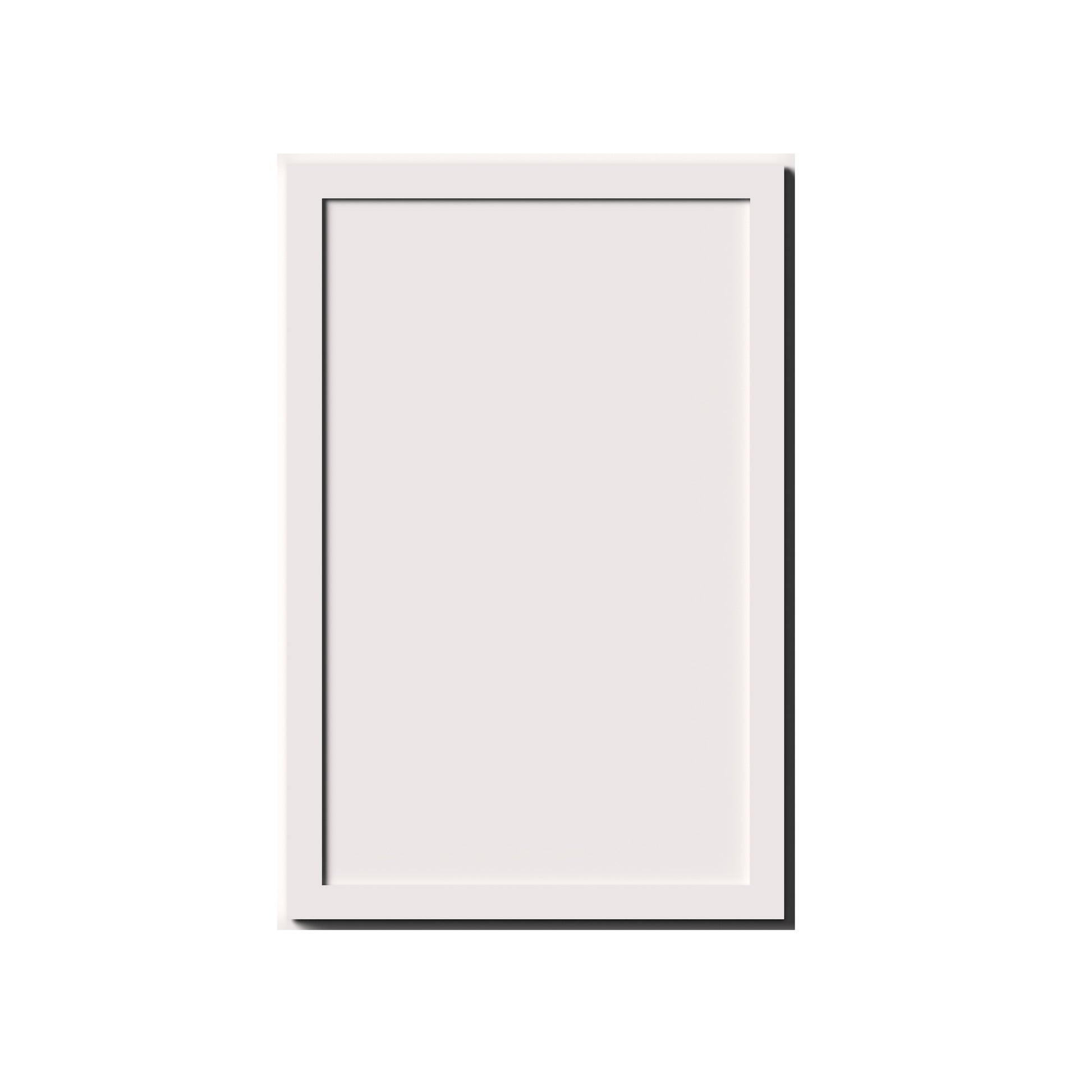 Slim Shaker Alabaster RTA 12"-21"W x 12"D x 18"H Short Wall Cabinet With 1 Door