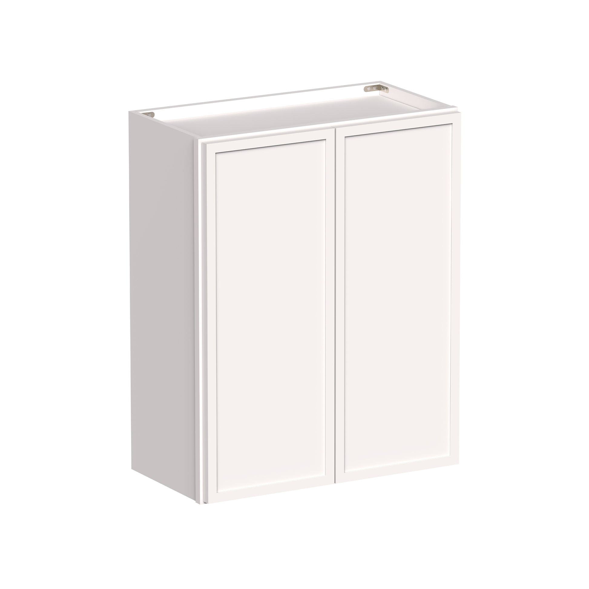 Slim Shaker Alabaster RTA 24"-36"W x 12"D x 30"/36"H Standard Wall Cabinet With 2 Doors and 2 Shelves
