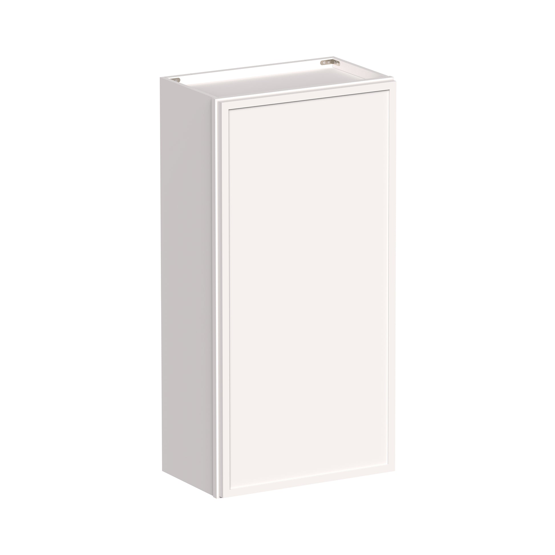 Slim Shaker Alabaster RTA 24"-36"W x 12"D x 42"H Standard Wall Cabinet With 2 Doors and 3 Shelves
