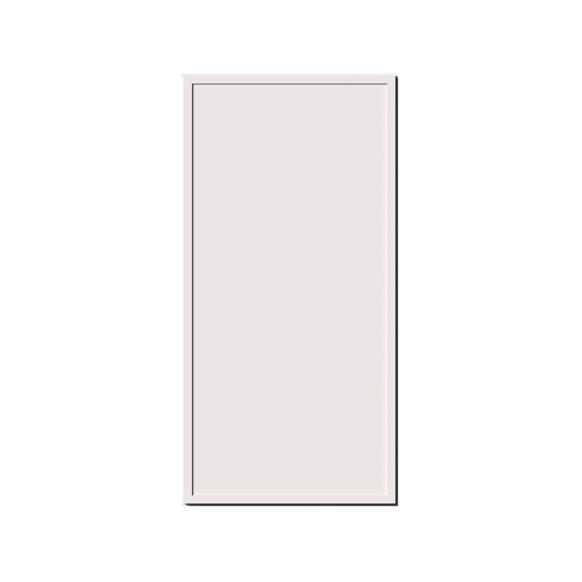 Slim Shaker Alabaster RTA 24"-36"W x 12"D x 42"H Standard Wall Cabinet With 2 Doors and 3 Shelves