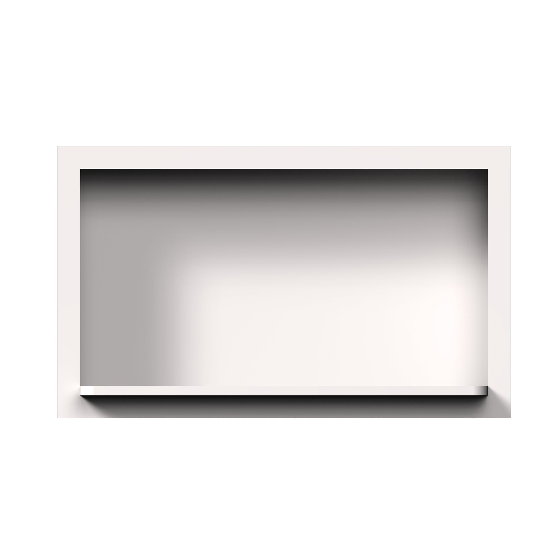Slim Shaker Alabaster RTA 30"W x 12"D x 18"H Wall Microwave Cabinet With 1 Shelves
