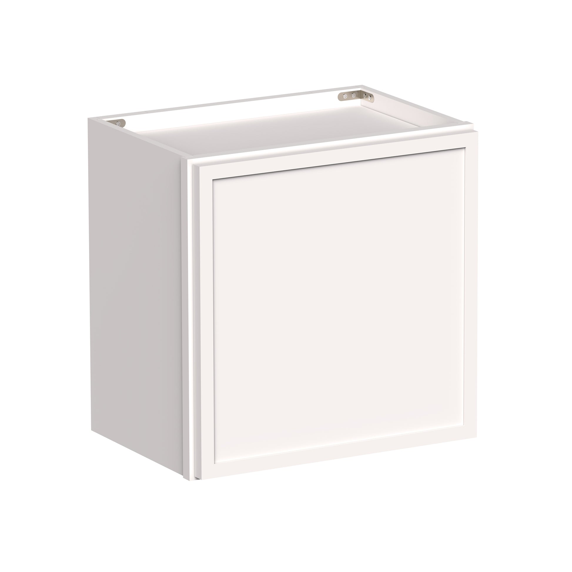 Slim Shaker Alabaster RTA 12"-21"W x 12"D x 18"H Short Wall Cabinet With 1 Door