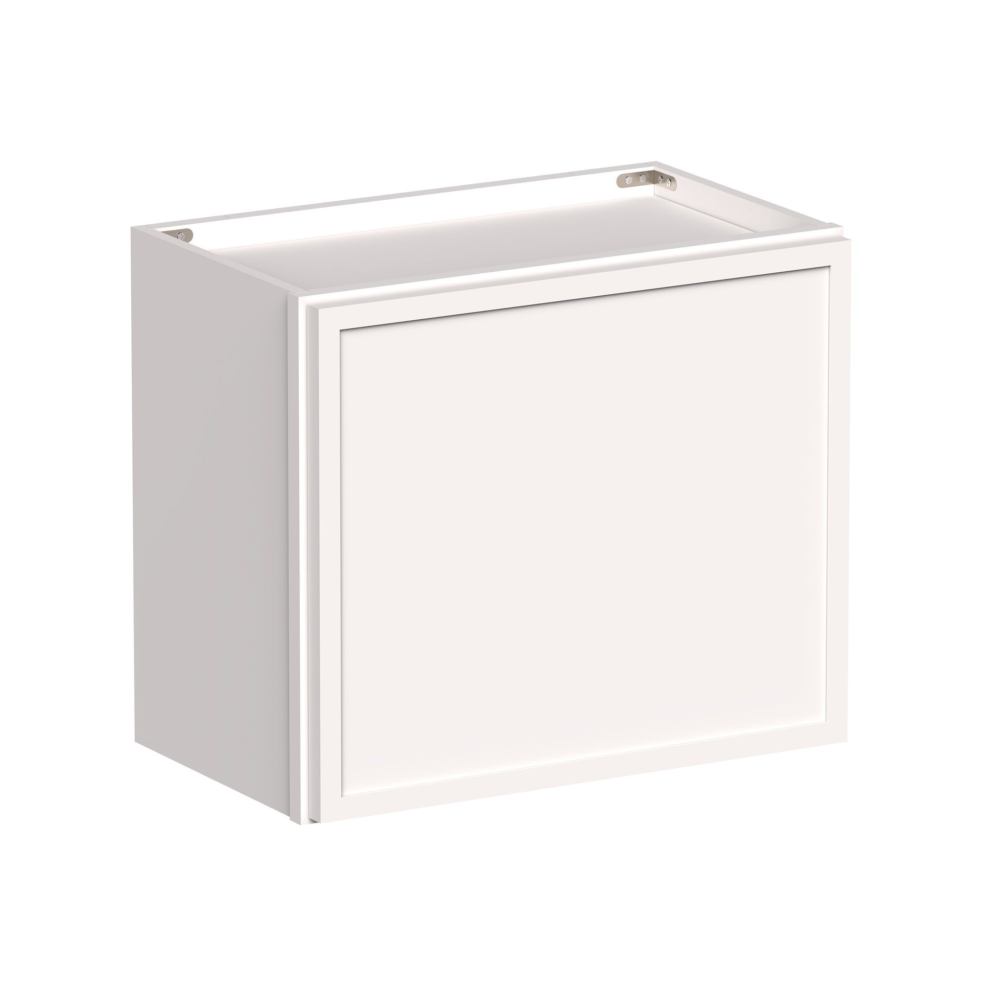 Slim Shaker Alabaster RTA 12"-21"W x 12"D x 18"H Short Wall Cabinet With 1 Door
