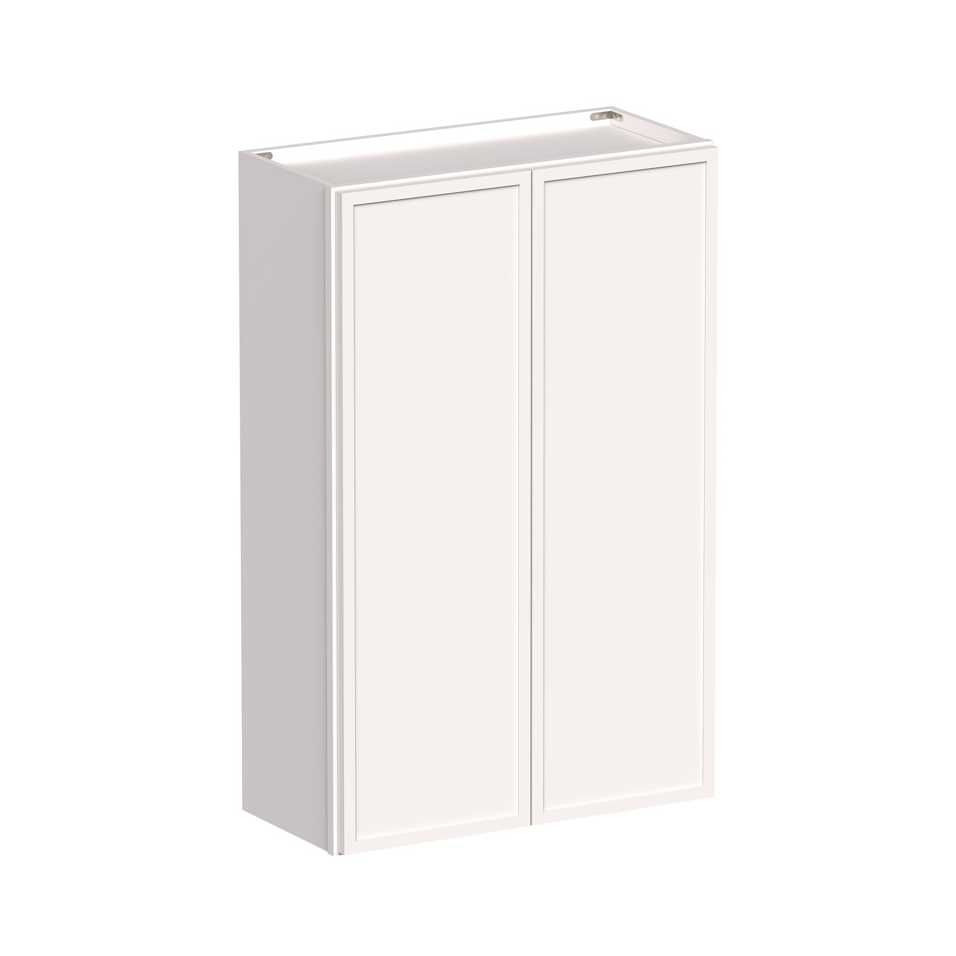 Slim Shaker Alabaster RTA 24"-36"W x 12"D x 42"H Standard Wall Cabinet With 2 Doors and 3 Shelves
