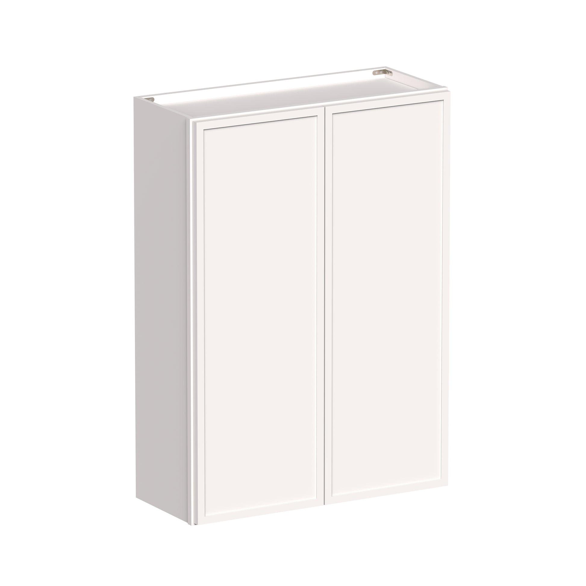 Slim Shaker Alabaster RTA 24"-36"W x 12"D x 42"H Standard Wall Cabinet With 2 Doors and 3 Shelves