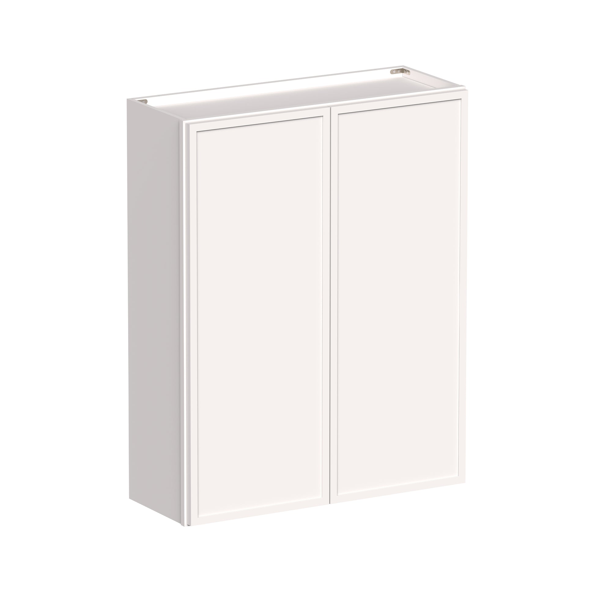 Slim Shaker Alabaster RTA 24"-36"W x 12"D x 42"H Standard Wall Cabinet With 2 Doors and 3 Shelves