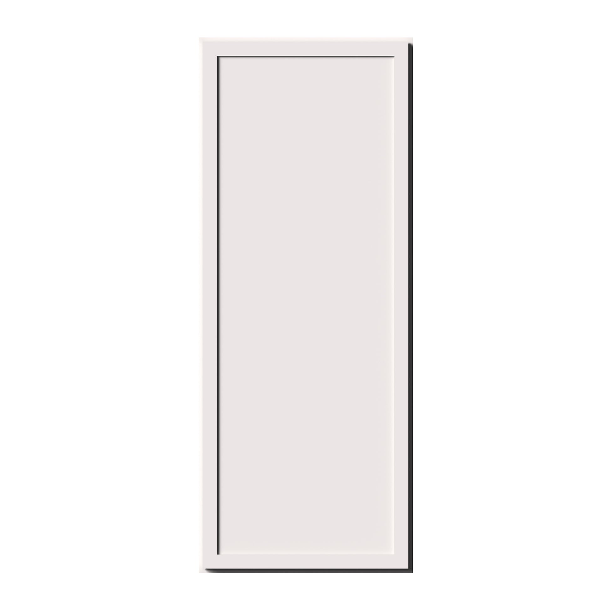 Slim Shaker Alabaster RTA 9"-12"W x 12"D x 30"/36"H Standard Wall Cabinet With 1 Door and 2 Shelves