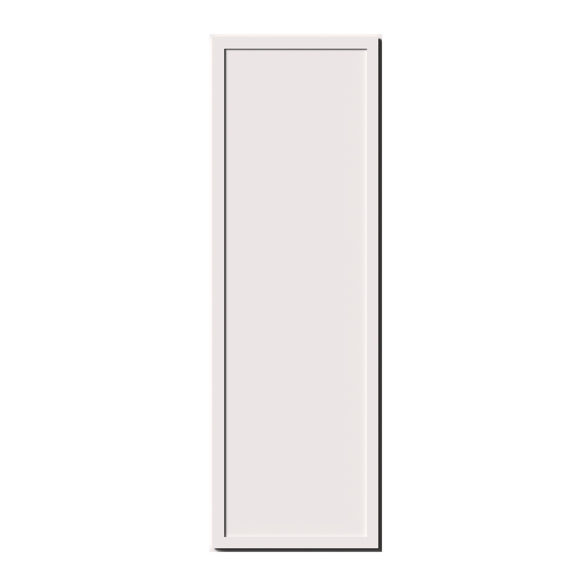 Slim Shaker Alabaster RTA 9"-12"W x 12"D x 30"/36"H Standard Wall Cabinet With 1 Door and 2 Shelves