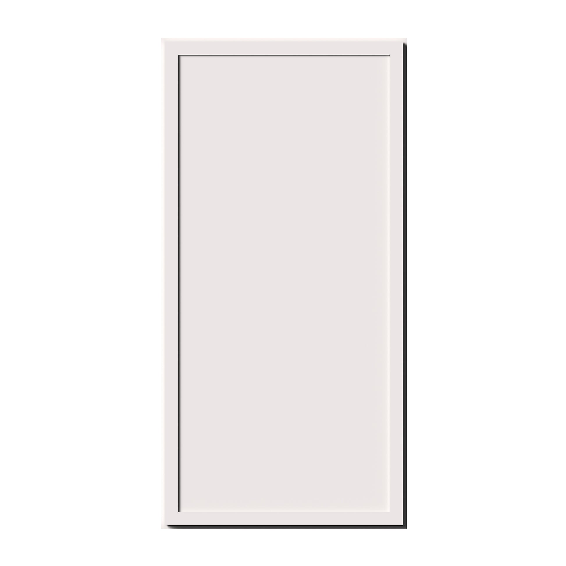 Slim Shaker Alabaster RTA 9"-12"W x 12"D x 30"/36"H Standard Wall Cabinet With 1 Door and 2 Shelves