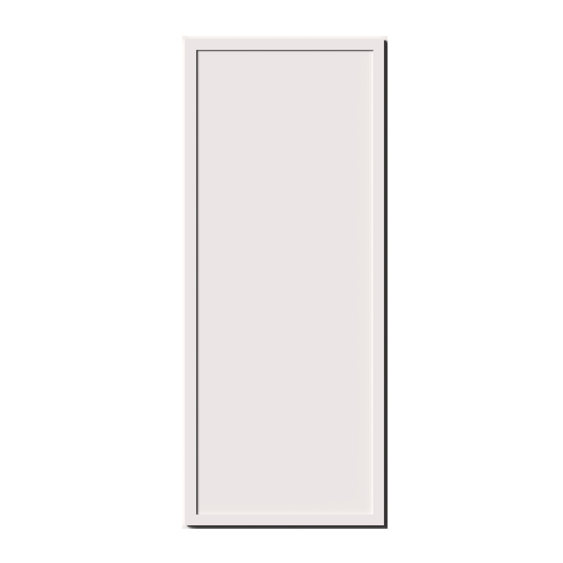Slim Shaker Alabaster RTA 9"-12"W x 12"D x 30"/36"H Standard Wall Cabinet With 1 Door and 2 Shelves