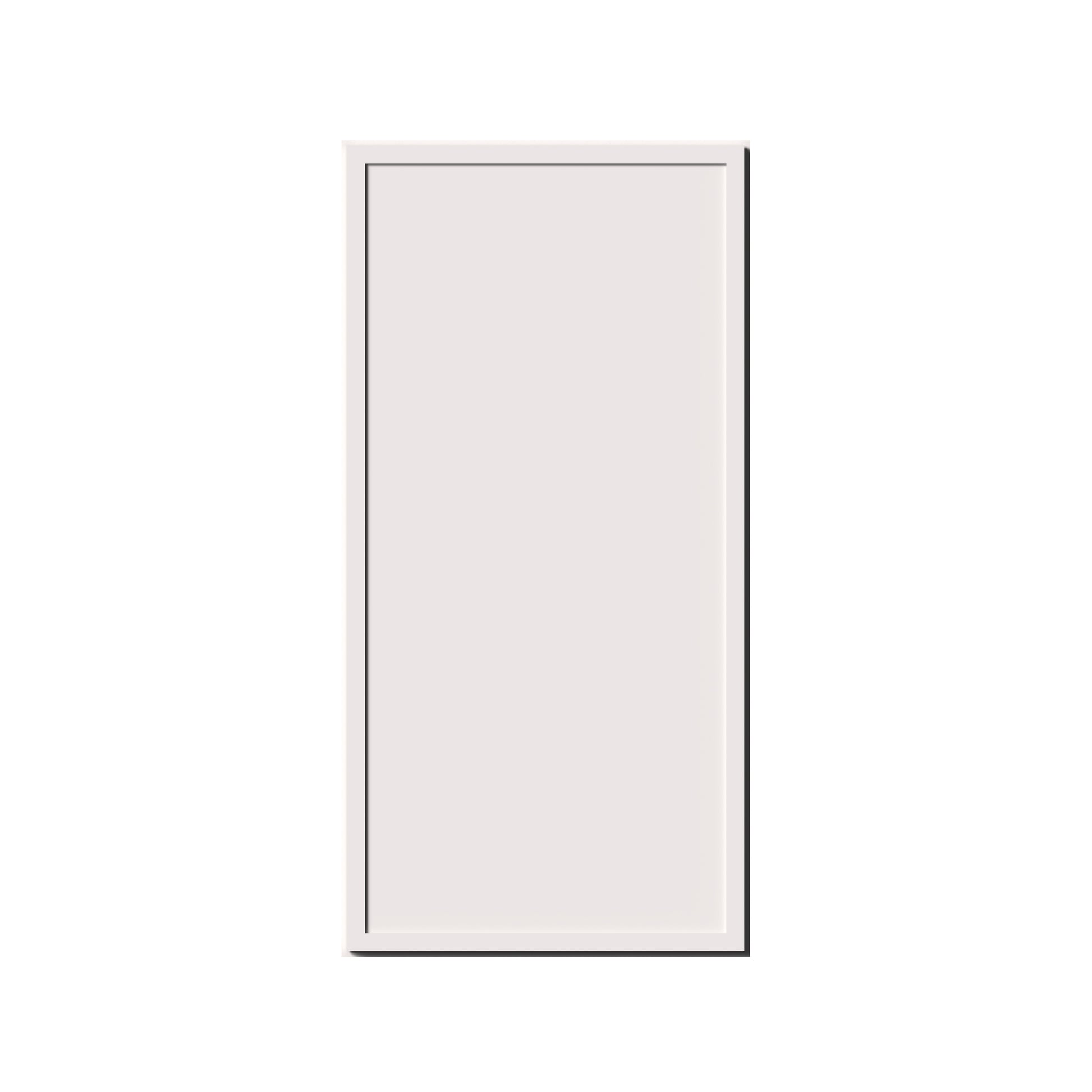 Slim Shaker Alabaster RTA 9"-12"W x 12"D x 30"/36"H Standard Wall Cabinet With 1 Door and 2 Shelves