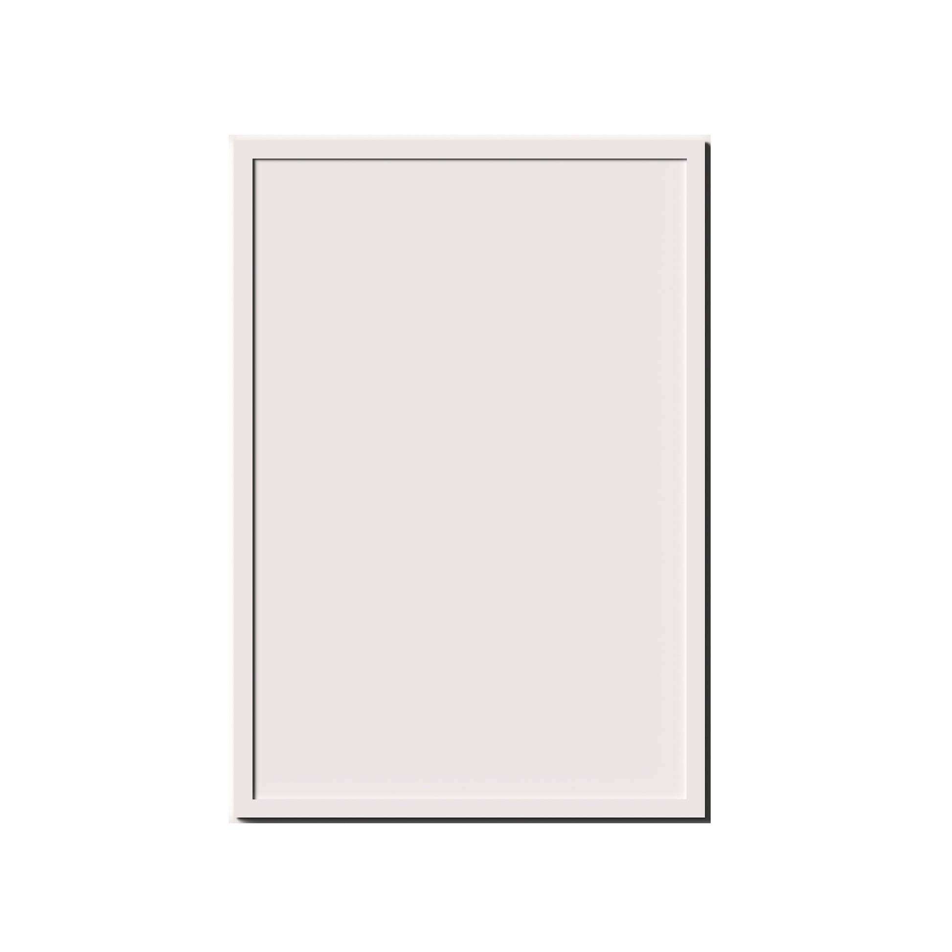 Slim Shaker Alabaster RTA 9"-12"W x 12"D x 30"/36"H Standard Wall Cabinet With 1 Door and 2 Shelves