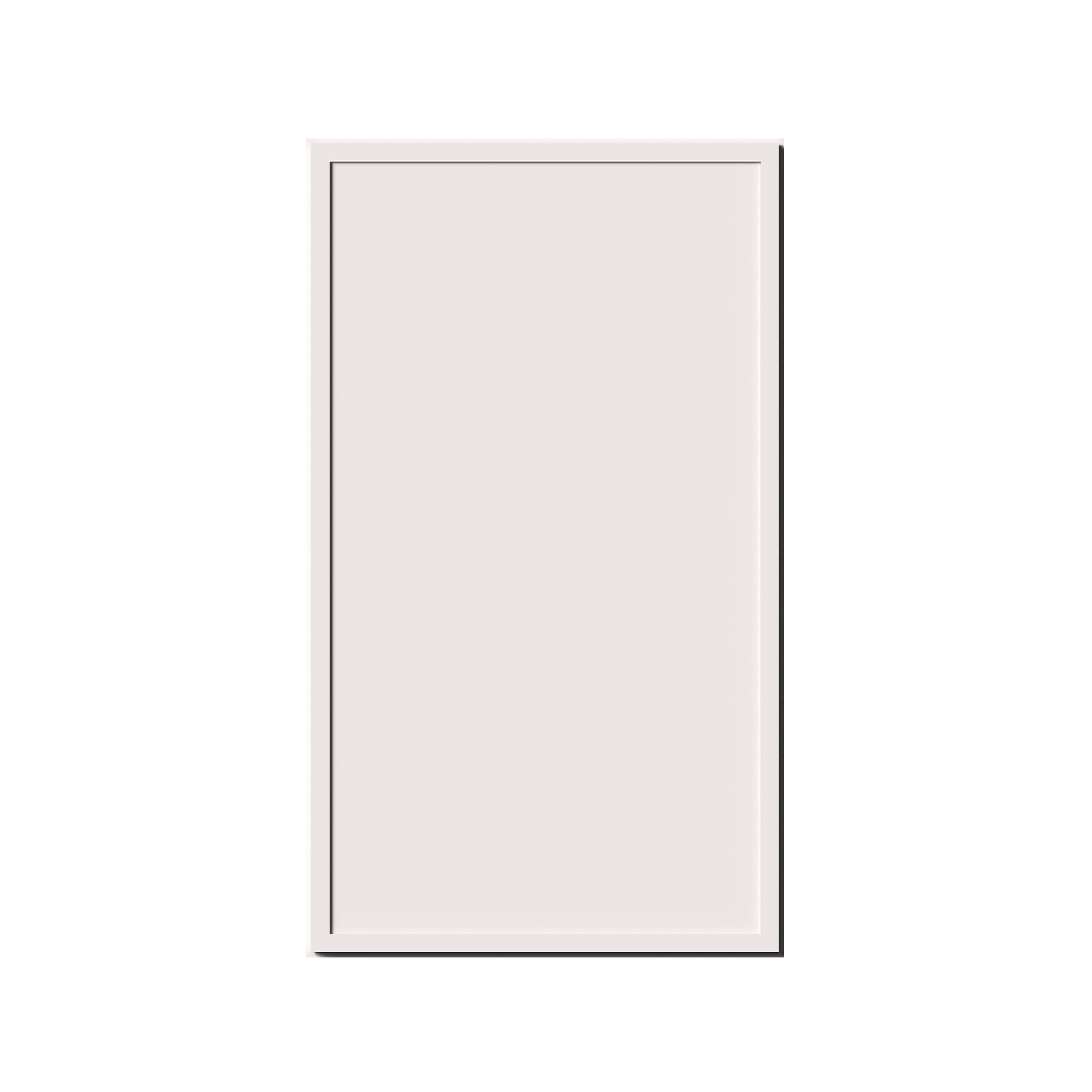 Slim Shaker Alabaster RTA 9"-12"W x 12"D x 30"/36"H Standard Wall Cabinet With 1 Door and 2 Shelves