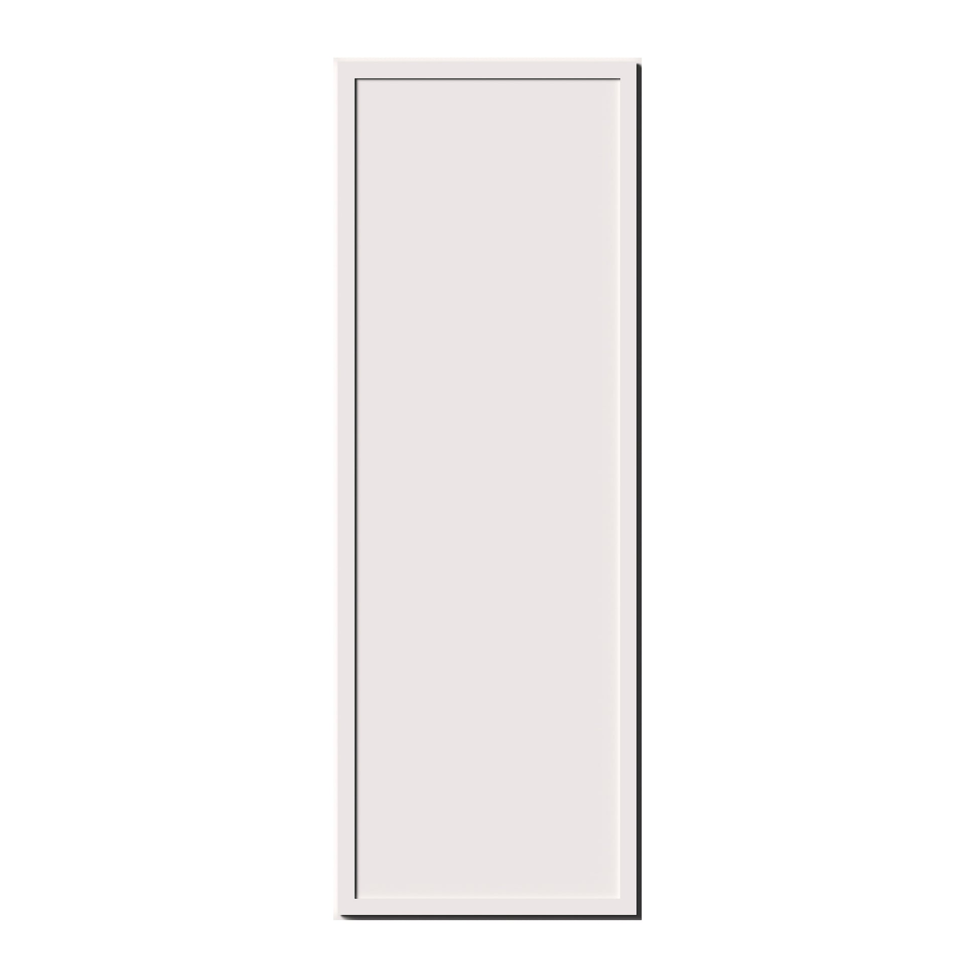 Slim Shaker Alabaster RTA 9"-12"W x 12"D x 42"H Standard Wall Cabinet With 1 Door and 3 Shelves