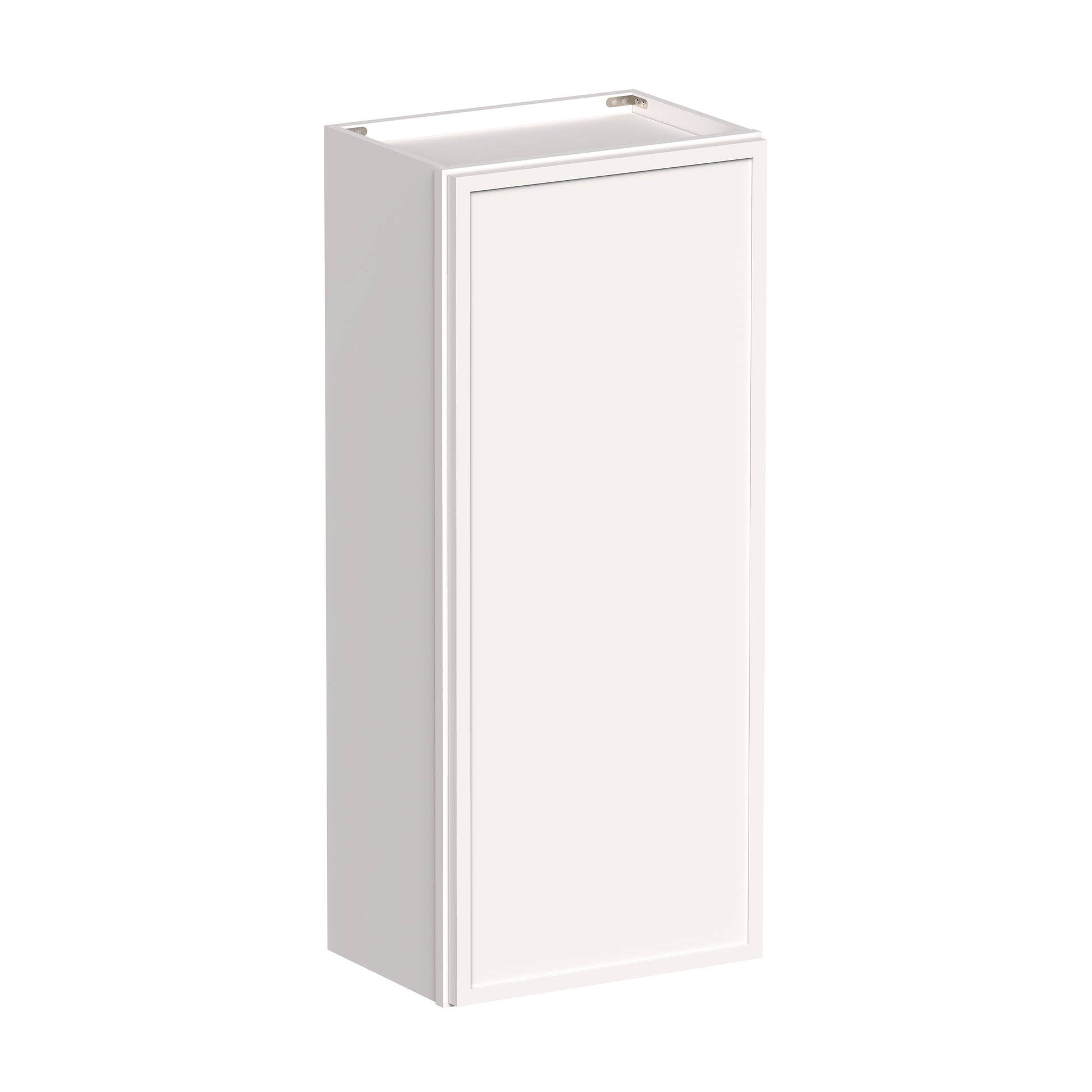 Slim Shaker Alabaster RTA 9"-12"W x 12"D x 42"H Standard Wall Cabinet With 1 Door and 3 Shelves
