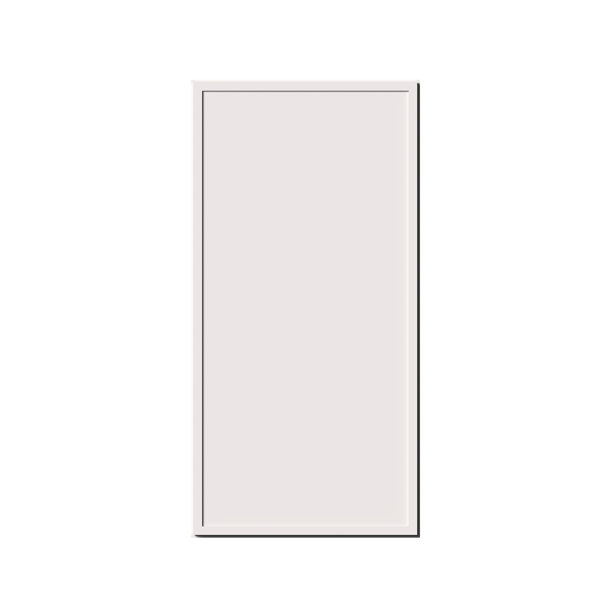 Slim Shaker Alabaster RTA 9"-12"W x 12"D x 42"H Standard Wall Cabinet With 1 Door and 3 Shelves