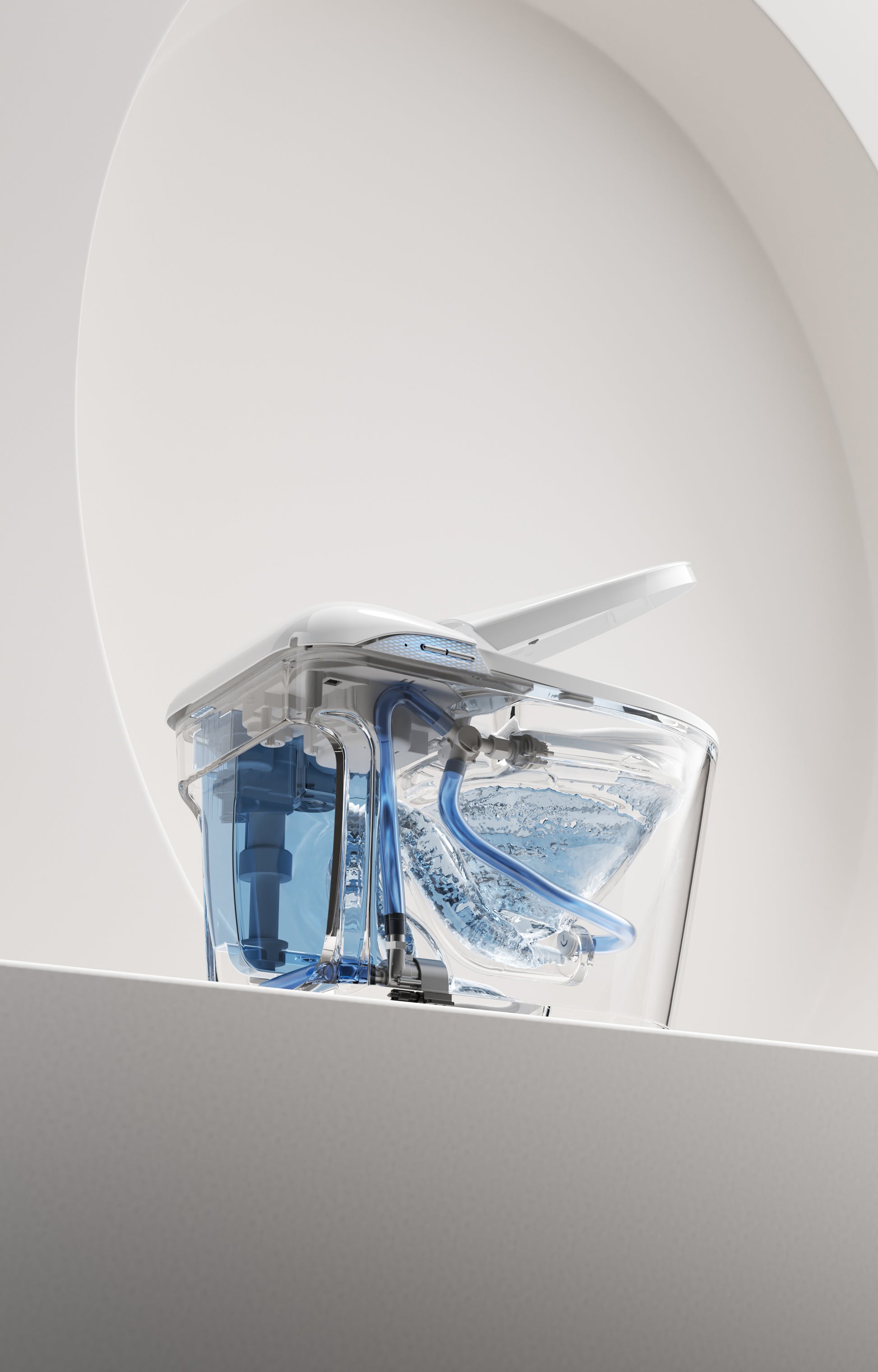 Smart Toilet with Auto Open & Close, Auto Flush, Heated Seat, Warm Water Wash, Dryer, UV Nozzle Care, ADA Height