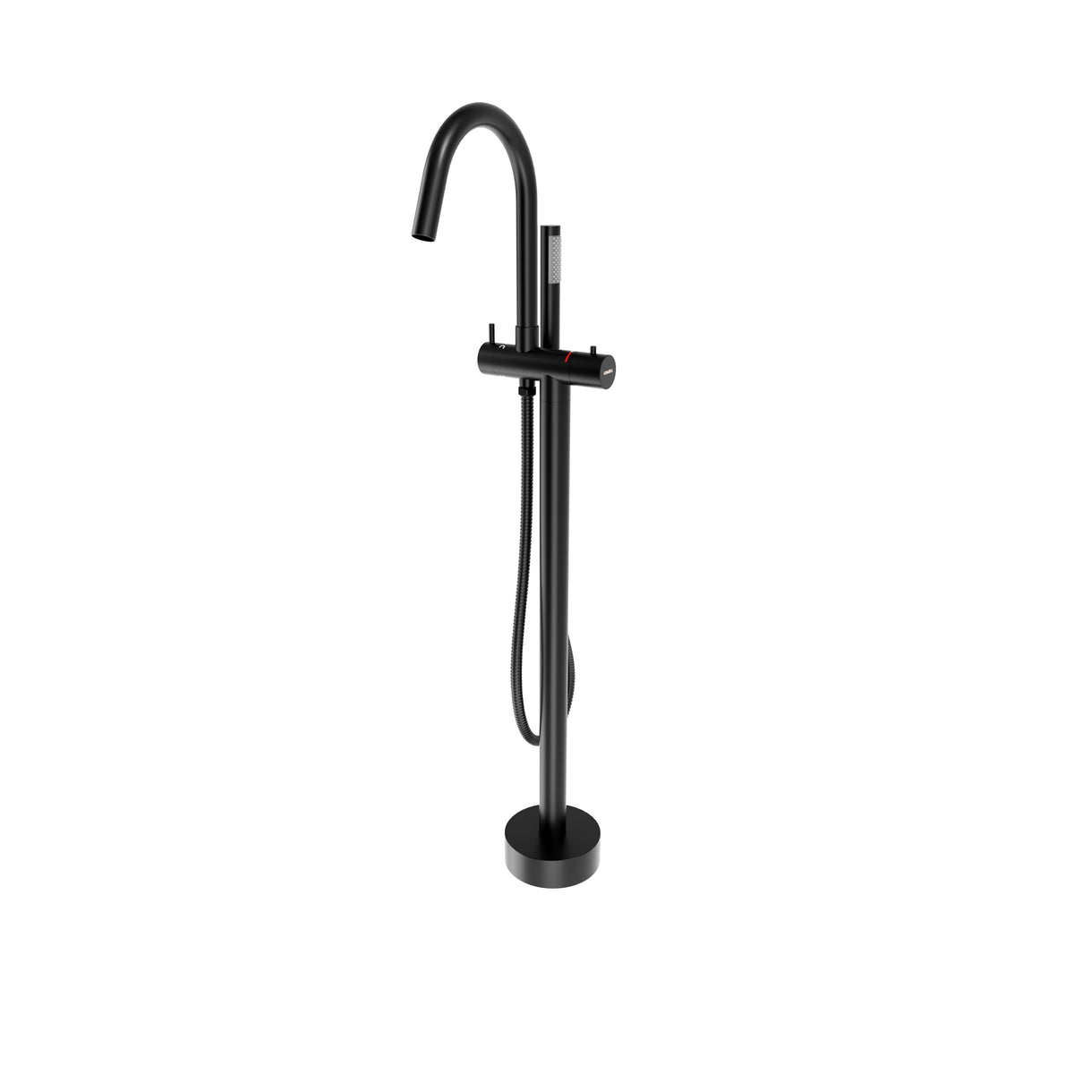 Stainless Steel Freestanding Tub Faucet with Handheld Shower, 2-Way Diverter and Rainfall Spout