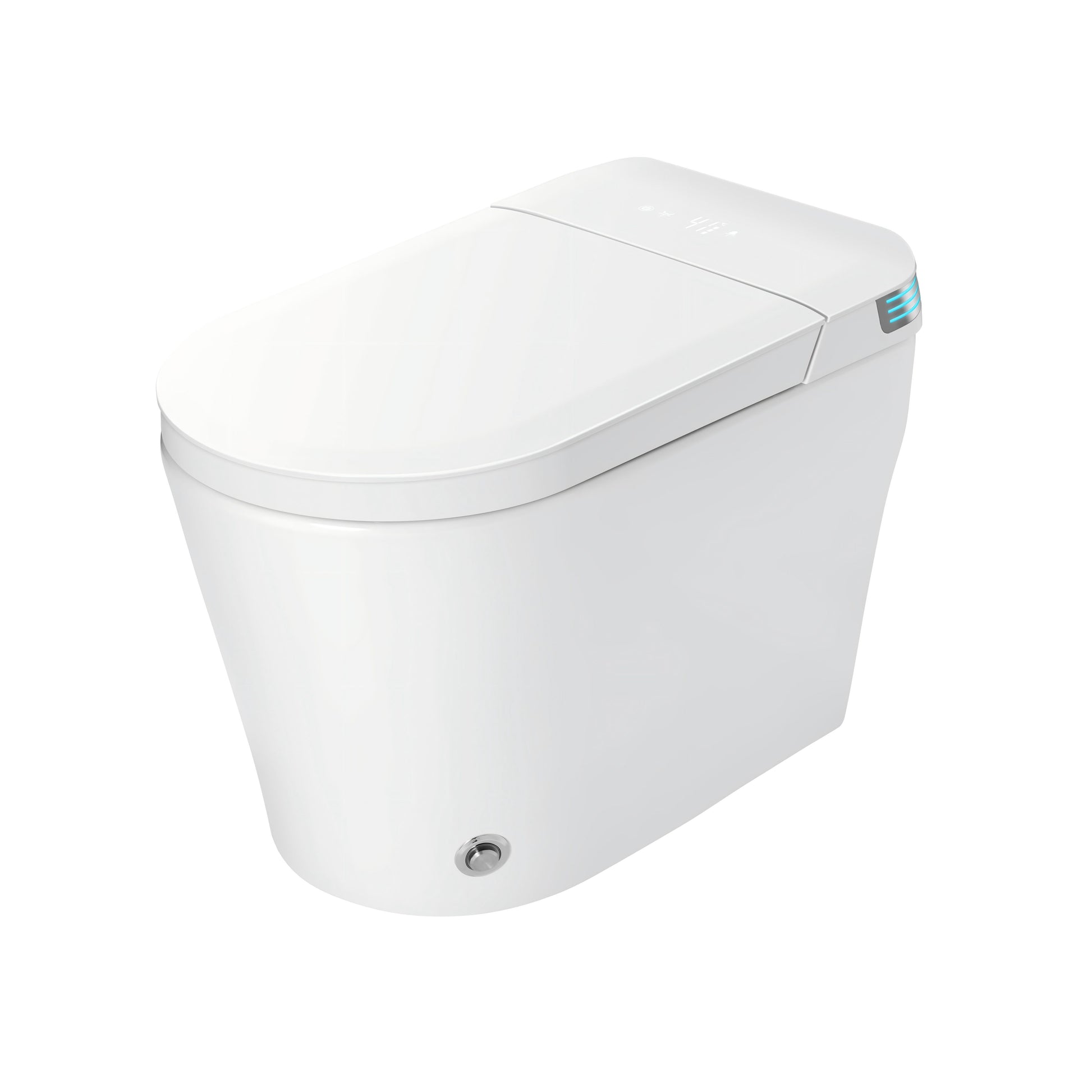 Modern Antibacterial Ceramic Smart Toilet with Side Ambient Lighting