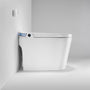 Modern Antibacterial Ceramic Smart Toilet with Side Ambient Lighting