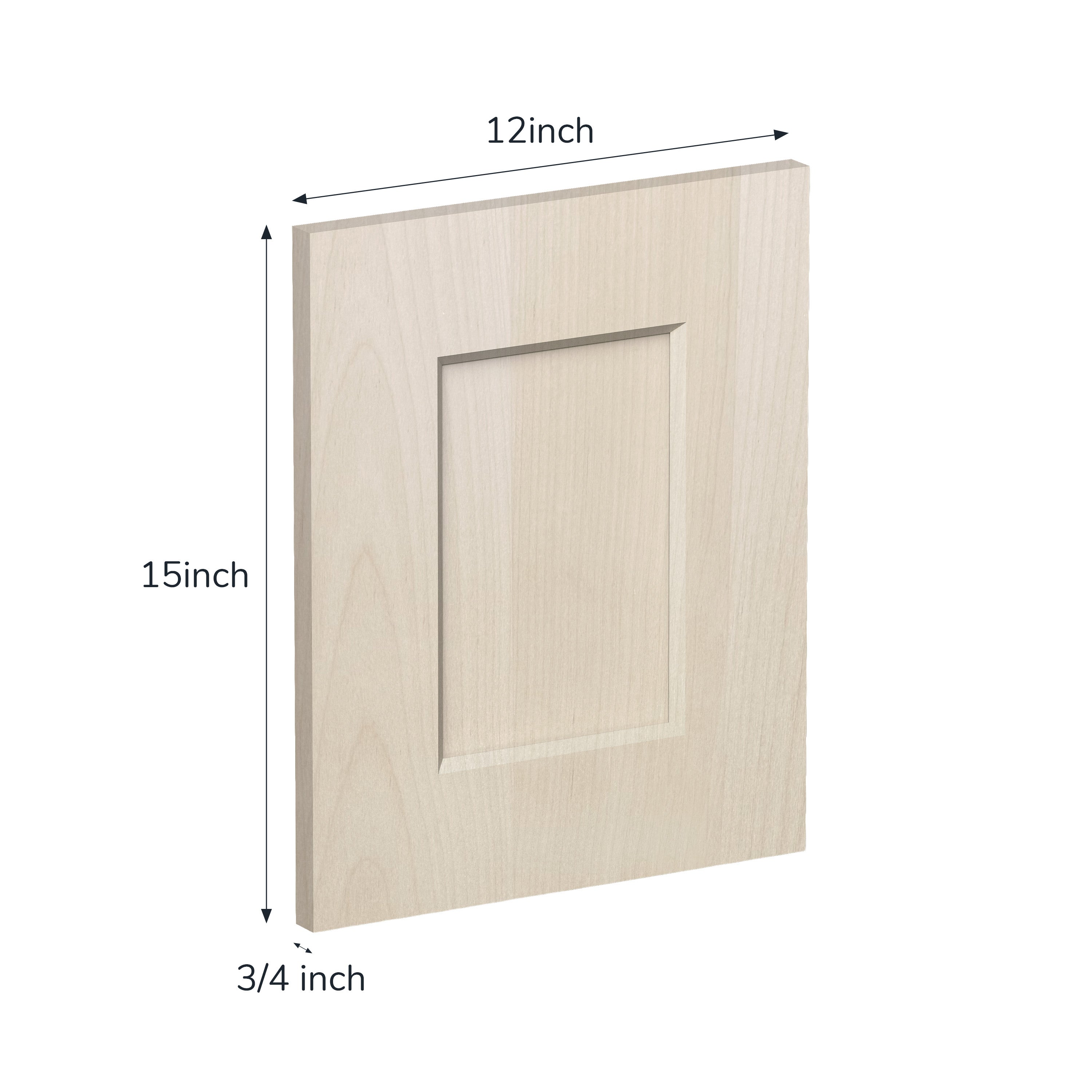 12" x 15" Versa Shaker Cabinet Sample Door