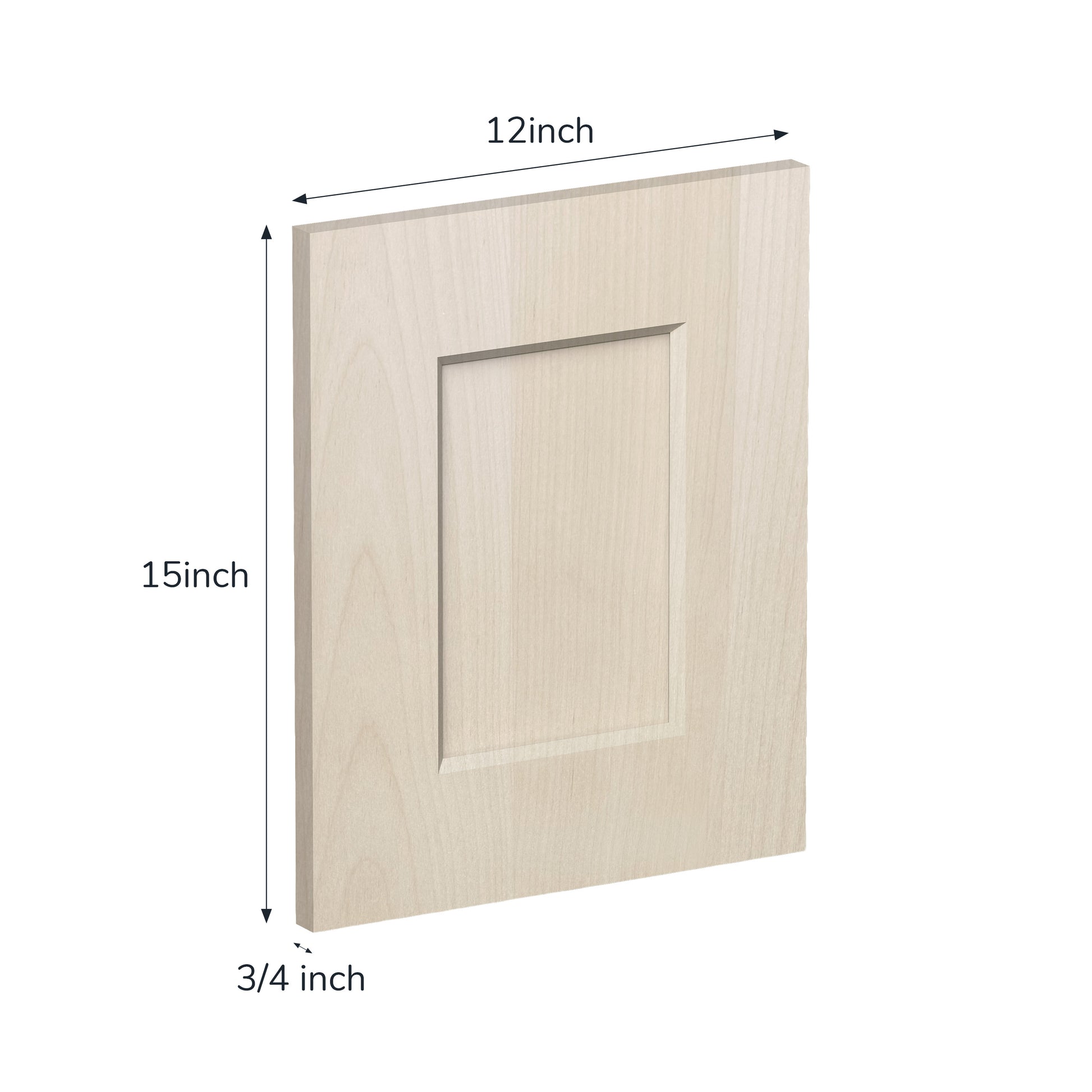 12" x 15" Versa Shaker Cabinet Sample Door