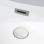 67" Acrylic Freestanding Twin Slipper Bathtub with Overflow and Pop-up Drain
